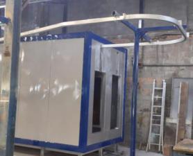 Transportadores Aéreos Para Cabines De Pintura A Pó